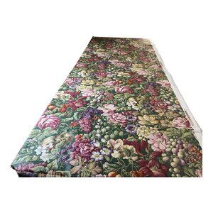 Kaufmann Floral Cotton Home Decor Fabric Design by Carole Watson 2.25 Yards